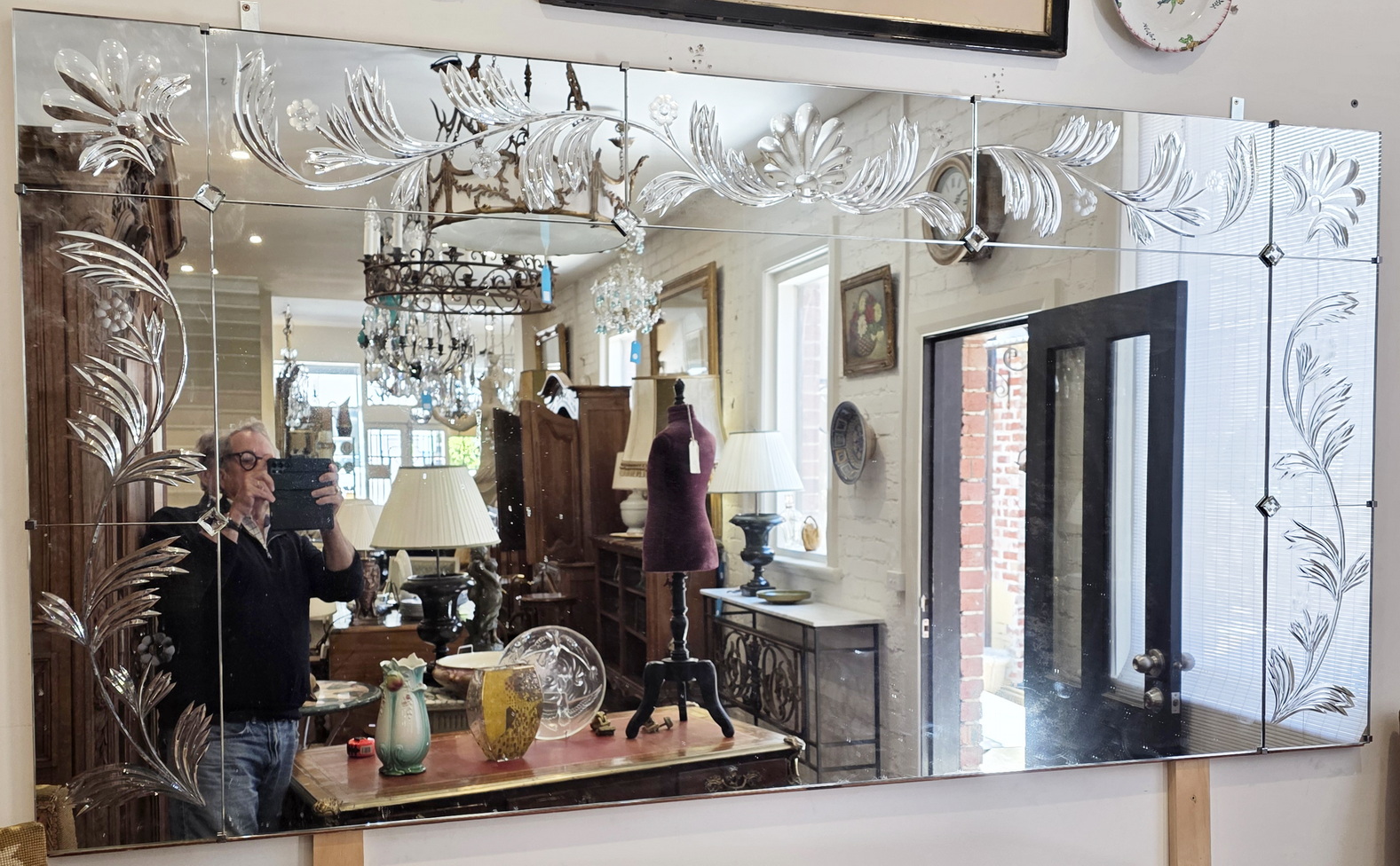 A vintage French Mirror